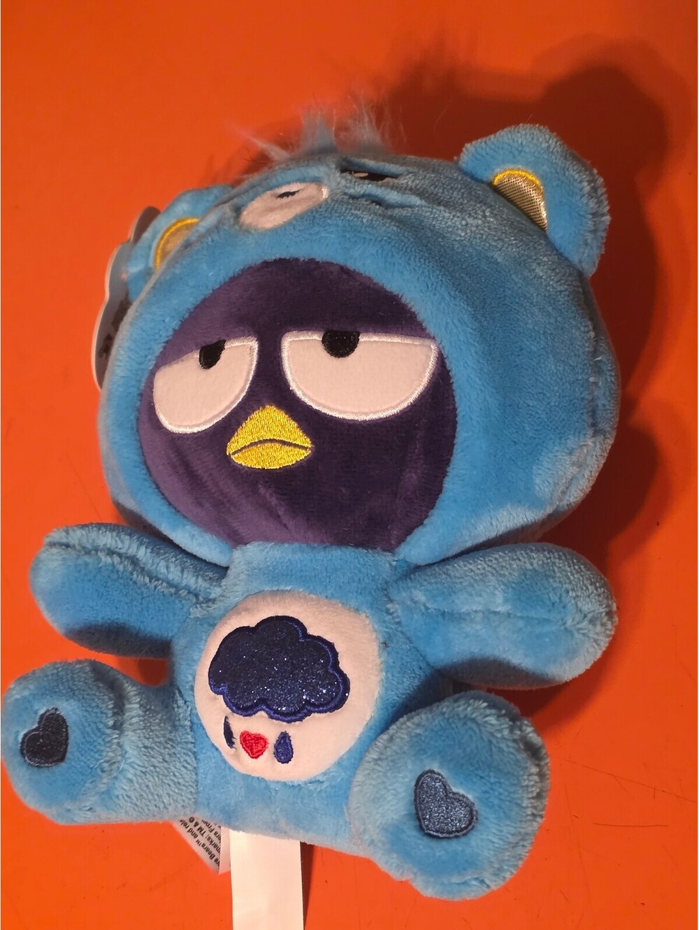 HELLO KITTY and FRIENDS x CARE BEARS BADTZ MURU DRESSED AS GRUMPY BEAR PLUSH